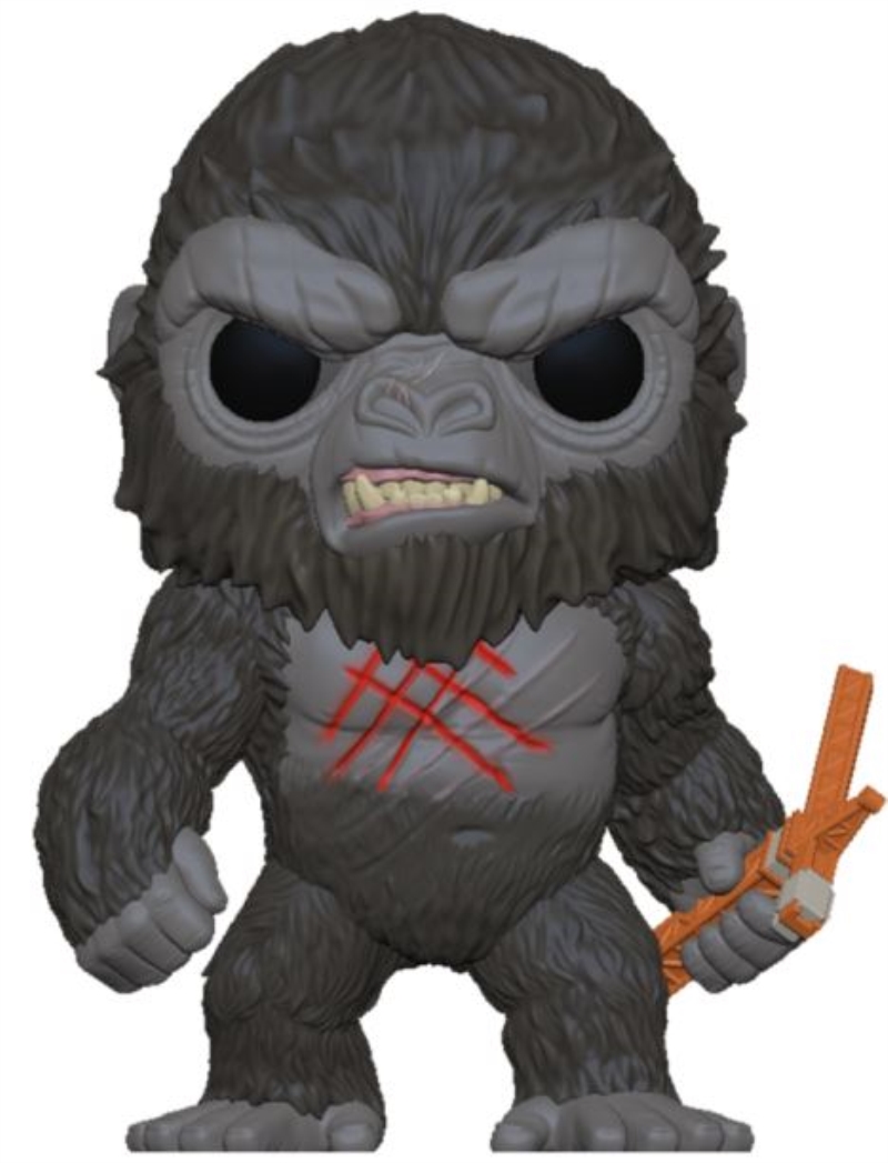 FUNKO ACTION FIGURES FUNKO POP GODZILLA VS KONG: BATTLE SCARRED KONG